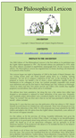 Mobile Screenshot of philosophicallexicon.com