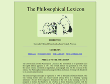 Tablet Screenshot of philosophicallexicon.com